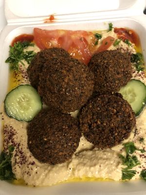 Falafel plate 🧆  at Snack Gyro in Burien