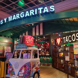 Entrance, next to slot machines at Carlos 'N Charlie's in Las Vegas