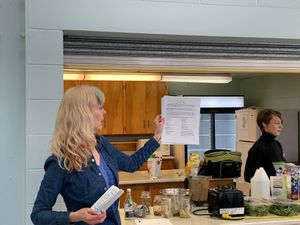 Sprouting and Smoothie Making Workshop with Dr. Kathleen Kevany 03 - February 2020 at Agricultural Campus Plant-Based Society in Bible Hill