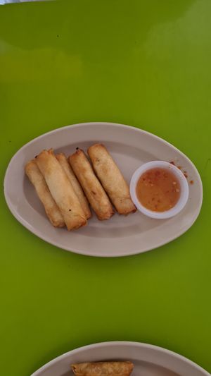 Spring rolls at Sole Cafe in Langkawi