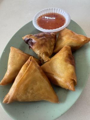 Veggie samosa   at Sole Cafe in Langkawi