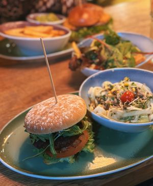 „Pfefferbusch“ im Menü  at Hans im Glück in Basel