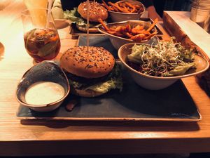 Burger menu  at Hans im Glück in Basel