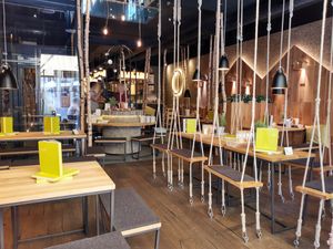 Interior at Hans im Glück in Basel