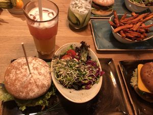 Amazing Vegan Burger Menu at Hans im Glück in Basel