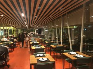 Main hall at Casa Baco in Brasilia