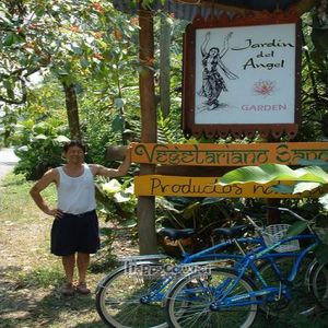 Jean Pierre owner at Jardin Del Angel in Punta Uva