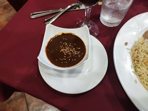 Side of mole at Paulina's Mexican Grill in Victorville