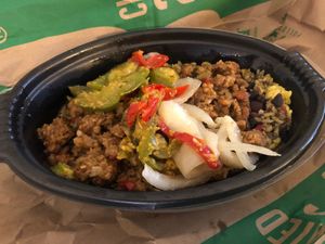 Vegan TropiChop at Pollo Tropical in Plantation