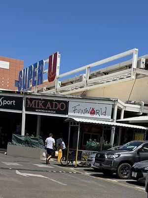   at Super U in Grand Baie