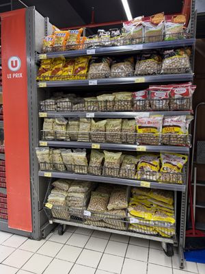   at Super U in Grand Baie