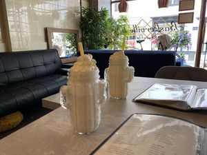 Milkshakes  at Baskervilles in Bury St Edmunds