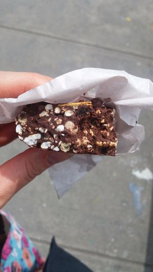 Vegan rocky road at Bioferia Organic Market in Lima
