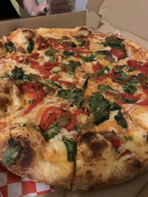 Fugazy!!! Ompizzanom!!! at Lucky You Plant Based Pizza in Los Angeles