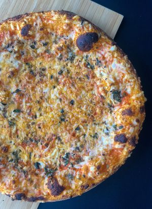 Mott St. at Lucky You Plant Based Pizza in Los Angeles