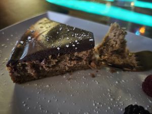 Chocolate Peanut Butter Dream vegan pie at Enchanted Forest in Placerville