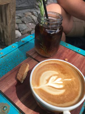 Coffee and coffee tonic  at Plan B Kaffeebar in Flensburg