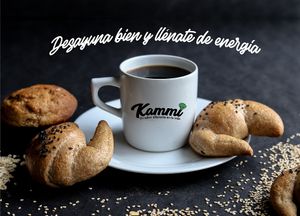 Bread with coffee. at Kammi in Matamoros