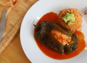 Chile relleno. at Kammi in Matamoros