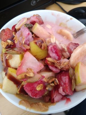 Parfait vegano. at Kammi in Matamoros