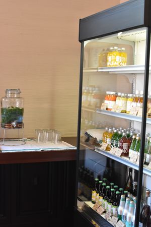 Vegan products, in the store at 1110Cafe/Bakery in Kawaguchi