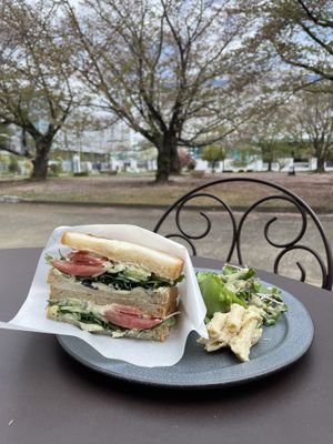 “Egg” Sandwich  at 1110Cafe/Bakery in Kawaguchi