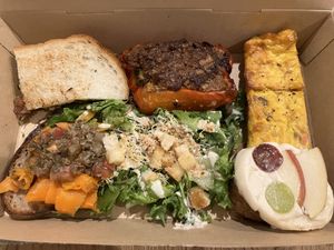 Lunch box  at 1110Cafe/Bakery in Kawaguchi