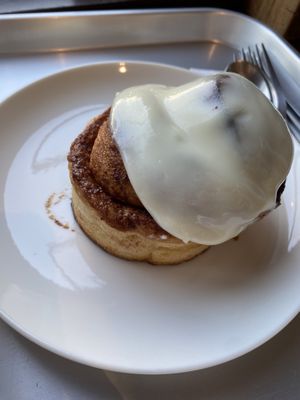 Cinnamon roll!  at 1110Cafe/Bakery in Kawaguchi