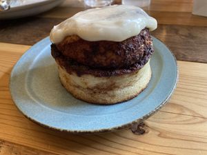 Cinnamon roll  at 1110Cafe/Bakery in Kawaguchi