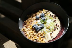Everything is made with ingredients that are good for you.[1110 Acai bowl]
 at 1110Cafe/Bakery in Kawaguchi
