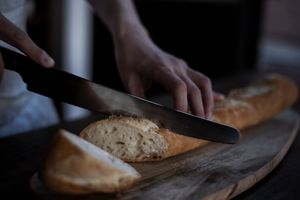 Our freshly baked baguette at 1110Cafe/Bakery in Kawaguchi