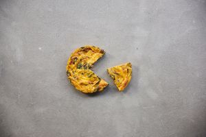 Our amazing vegan quiche! Yes, with no egg at 1110Cafe/Bakery in Kawaguchi