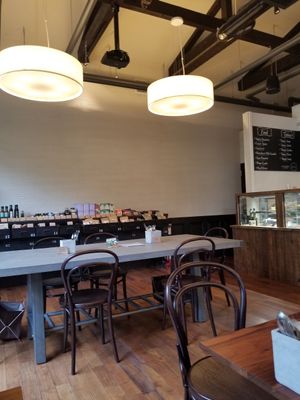 Specious interior at 1110Cafe/Bakery in Kawaguchi