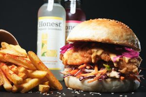 Bao Burgers for a Big Munch! Chicken, CharSui Pork and ToFu available. at BaoBun - Lisburn Rd in Belfast