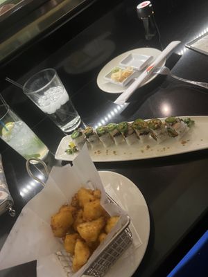 Crispy cauli without the dipping sauce   at Zenshin Asian in Las Vegas