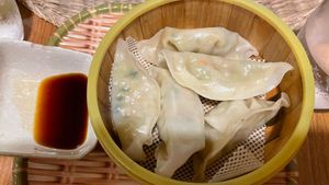 Wonton with vegetables   at Quan Que Vietnamese Cuisine in Karlovy Vary
