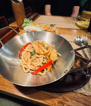 Fried Udon with tofu   at Quan Que Vietnamese Cuisine in Karlovy Vary