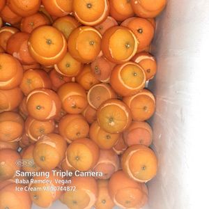 Vegan Real Orange 🍊 Ice Cream at Baba Ramdev Vegan Ice Cream in Chennai