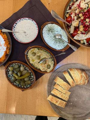 Oriental lunch buffet  at Ruby‘s Cafe in Othmarsingen