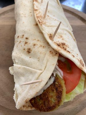 Falafel wrap  at Ruby‘s Cafe in Othmarsingen