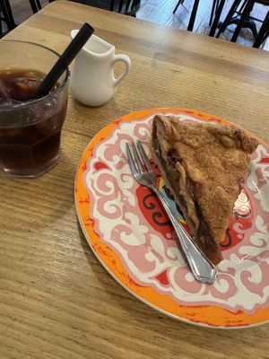 Cold Brew with a side of Oat Milk and Apple Pie.  at MUG in Trieste