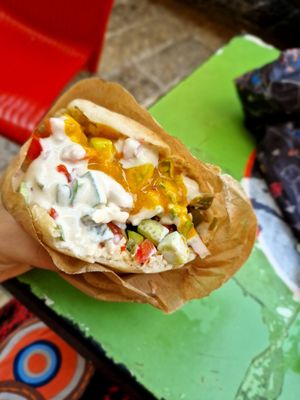 Yummy Falafel at Falafel HaRova in Jerusalem