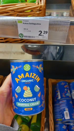 whipped coconut cream at denn's Biomarkt - Marktstr in Hannover