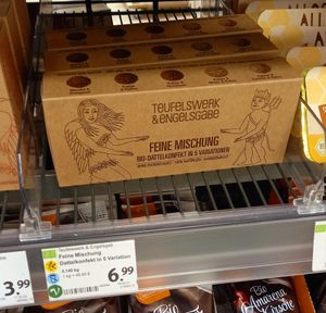 date pralines by teufelswerk&engelsgabe at denn's Biomarkt - Marktstr in Hannover