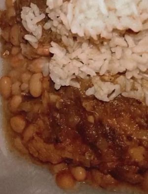 El cabrito buenísimo! at Loving Hut - Orbegoso in Trujillo