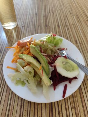 Mix salad at Loving Hut - Orbegoso in Trujillo