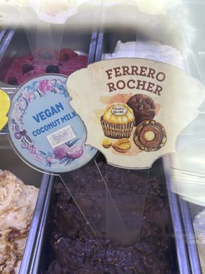 Vegan Ferrero Rocher   at Gourmet Gelato - Ubud Palace in Ubud