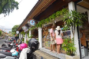 View from street at Gourmet Gelato - Ubud Palace in Ubud