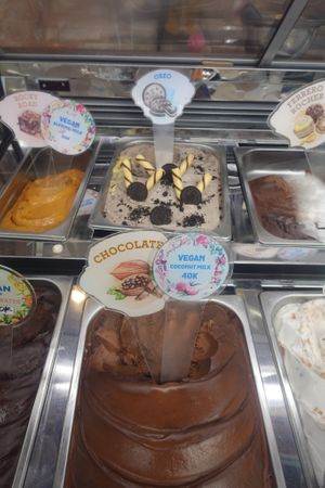 Vegan options at Gourmet Gelato - Ubud Palace in Ubud