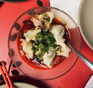 Dumplings  at Spicy Moon - 3rd St in New York City
